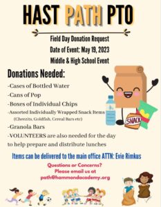 path pto field day flyer